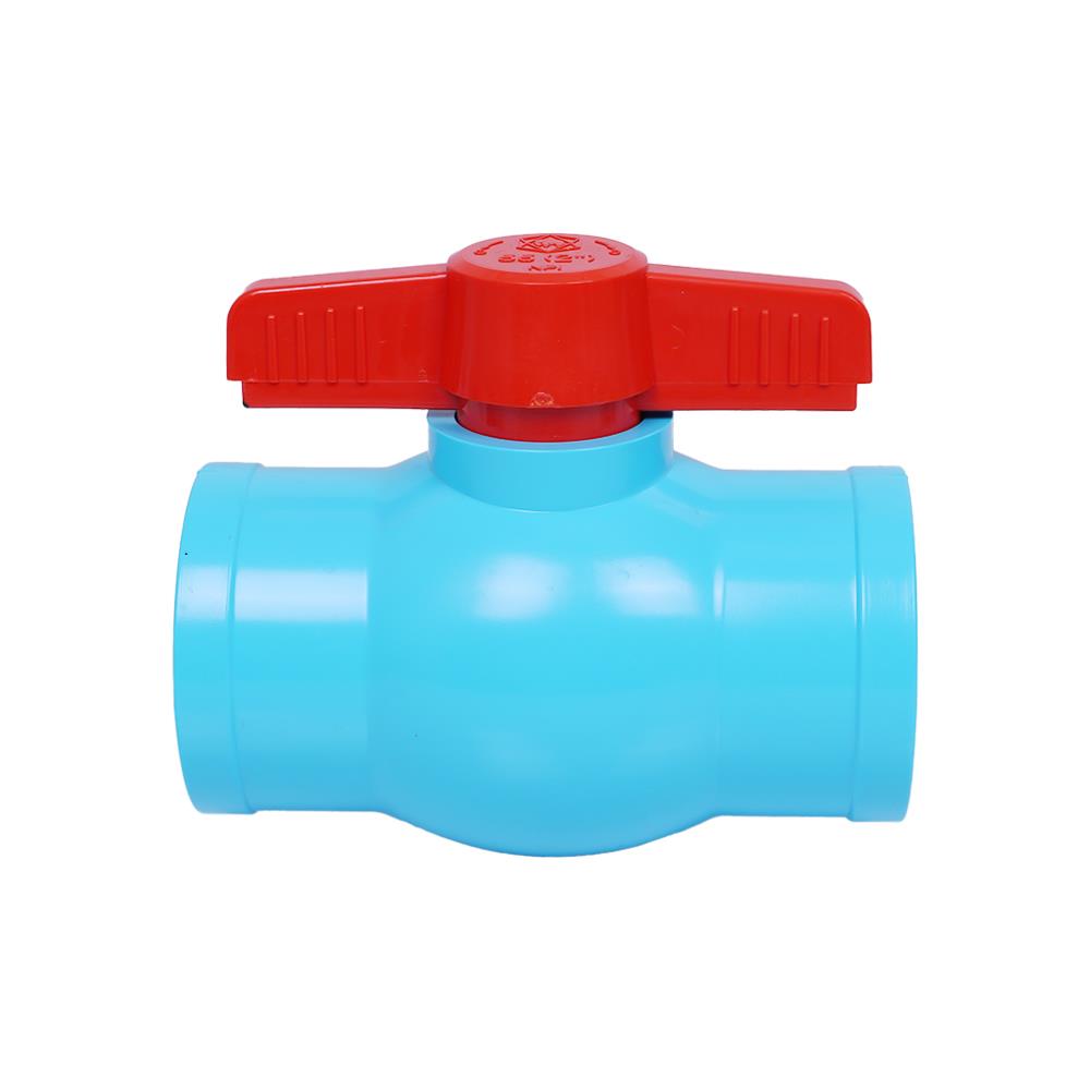 บอลวาล์ว PVC SCG 2 นิ้ว สีฟ้า