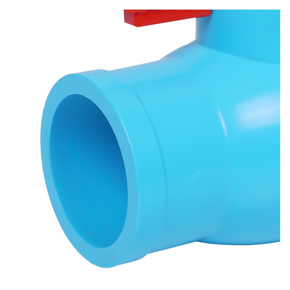 บอลวาล์ว PVC SCG 1 1/4 นิ้ว สีฟ้า