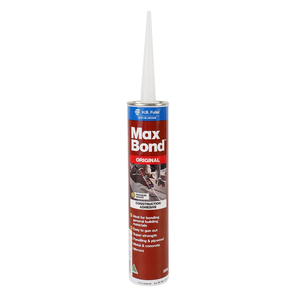 กาวพลังตะปู MAXBOND สูตรน้ำมัน 320 ก. สีน้ำตาล