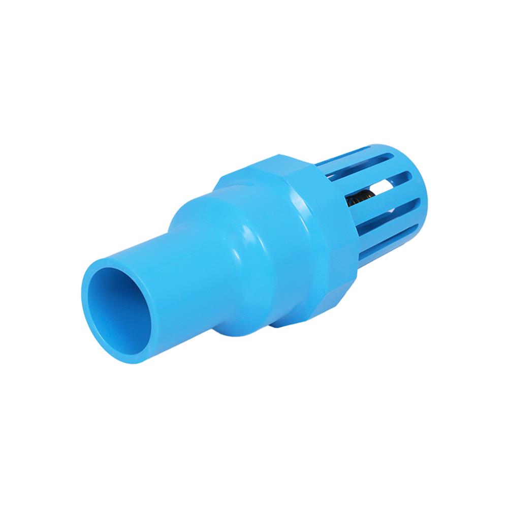 ฟุตวาล์ว หัวกะโหลก PVC SCG 25 1 นิ้ว สีฟ้า