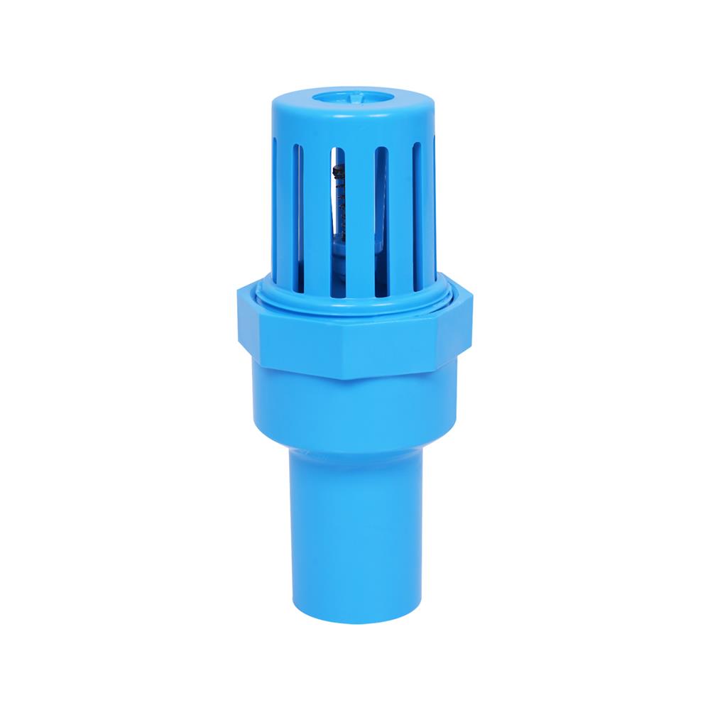 ฟุตวาล์ว หัวกะโหลก PVC SCG 25 1 นิ้ว สีฟ้า