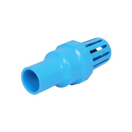 ฟุตวาล์ว หัวกะโหลก PVC SCG 25 1 นิ้ว สีฟ้า