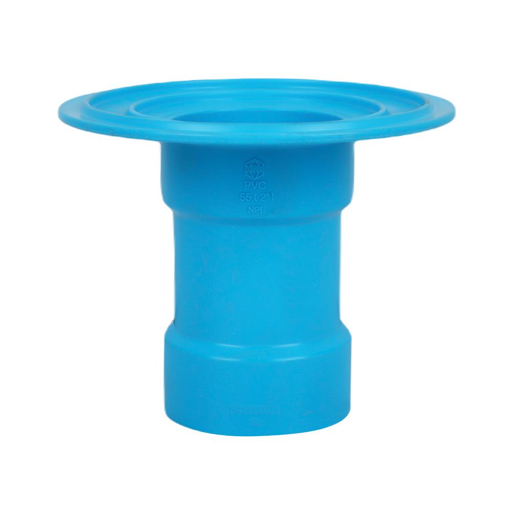 ข้อต่อกันซึม-บาง PVC SCG 2 นิ้ว สีฟ้า