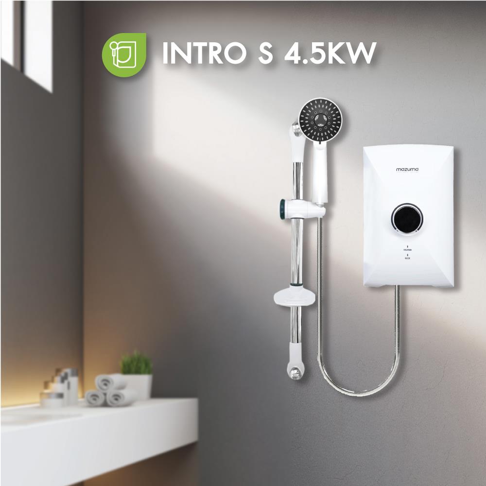 เครื่องทำน้ำอุ่น MAZUMA INTRO S 4500 วัตต์ สีขาว