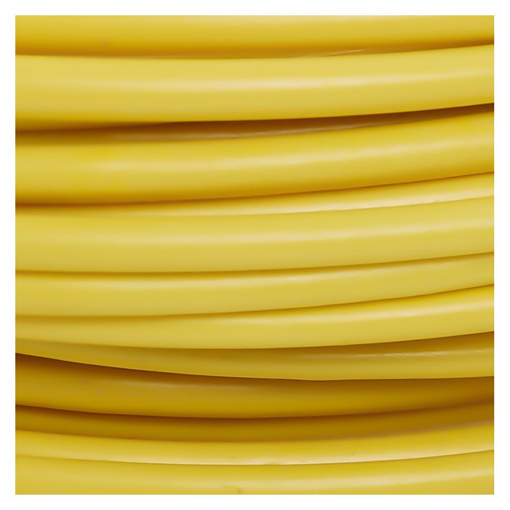 ลวดหุ้มพีวีซี BY TORA 1.6X1 มม. 10 ม. สีเหลือง