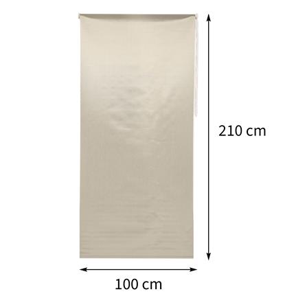 ผ้าม่านม้วน HOME LIVING STYLE RIPPLE 100X210 ซม. สีน้ำตาล_5