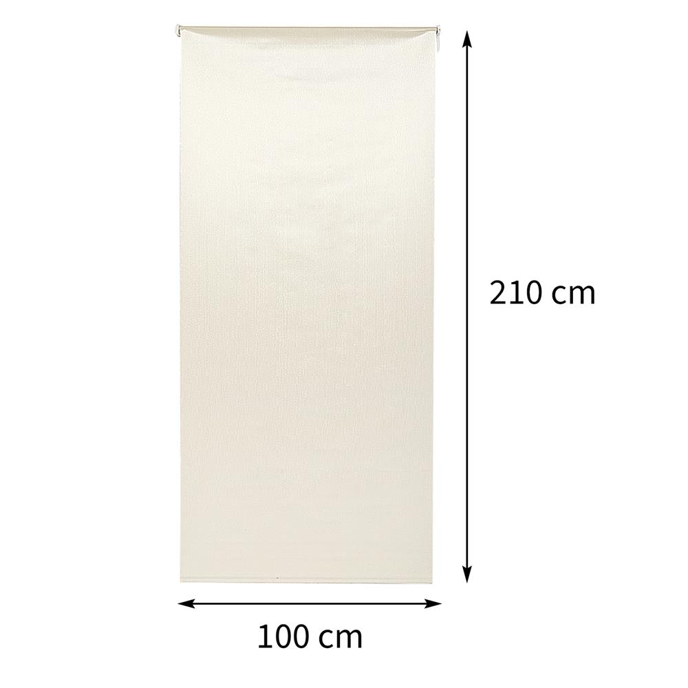 ผ้าม่านม้วน HOME LIVING STYLE RIPPLE 100X210 ซม. สีครีม