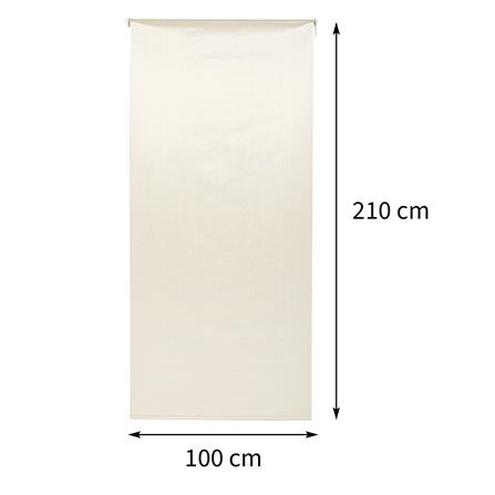 ผ้าม่านม้วน HOME LIVING STYLE RIPPLE 100X210 ซม. สีครีม_4