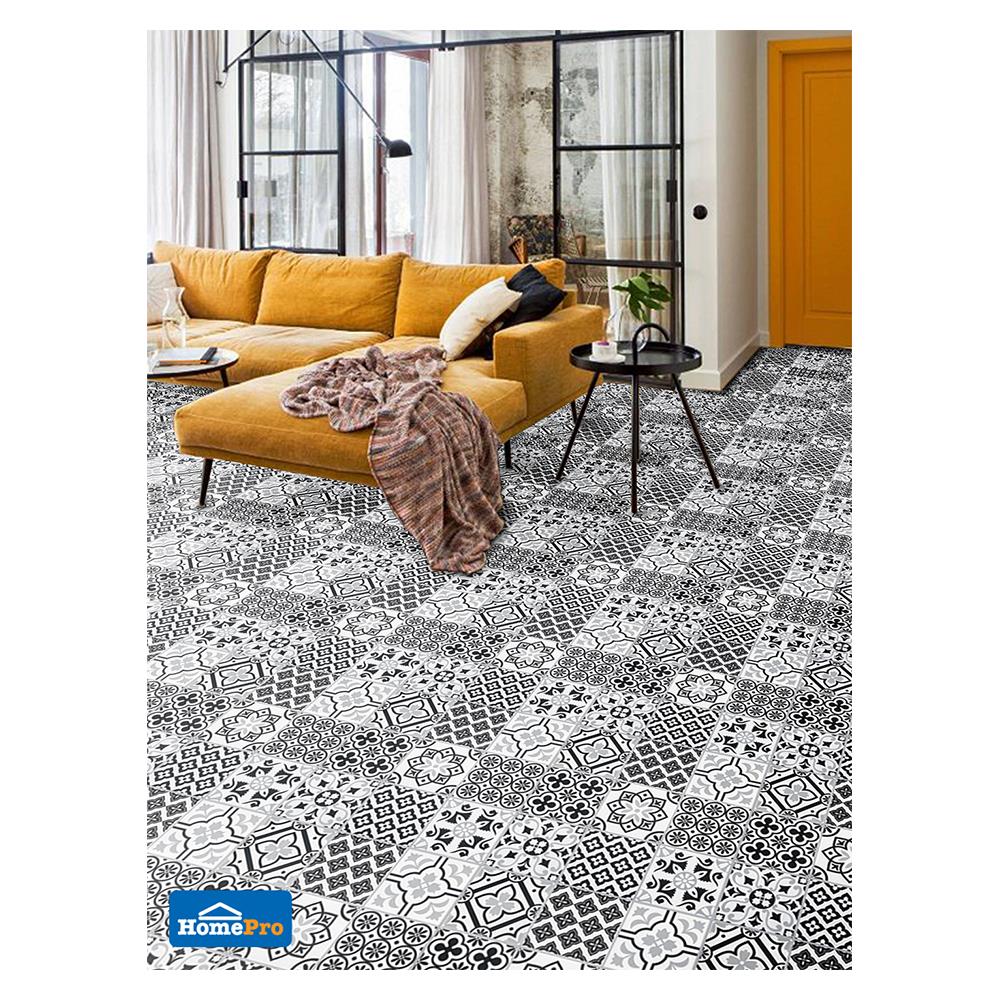 กระเบื้องพื้น 16x16 นิ้ว COTTO อัลเคมิสท์ ชาโดว์ เทา PM