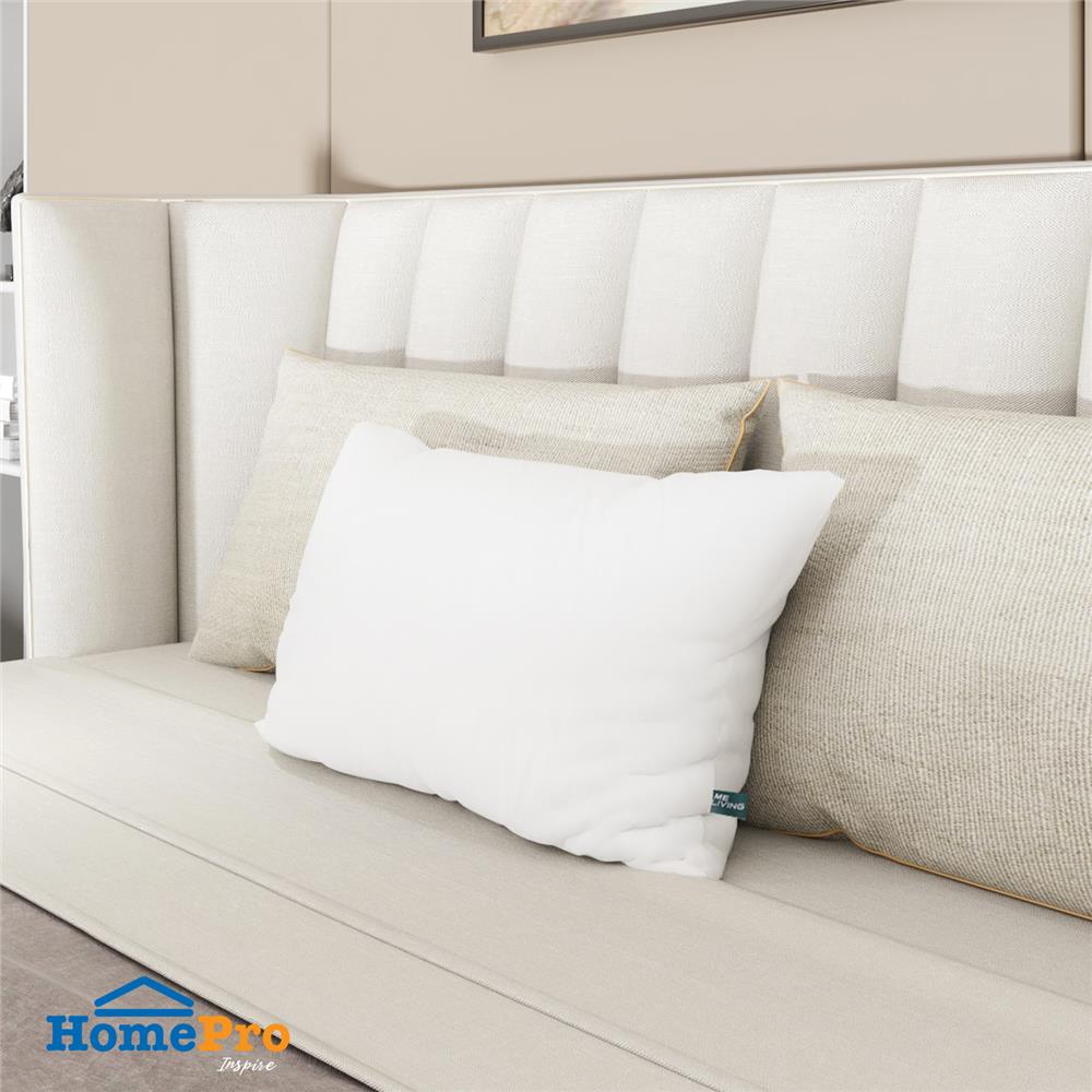 หมอนหนุน ใยสังเคราะห์ ME LIVING 18x28 นิ้ว สีขาว