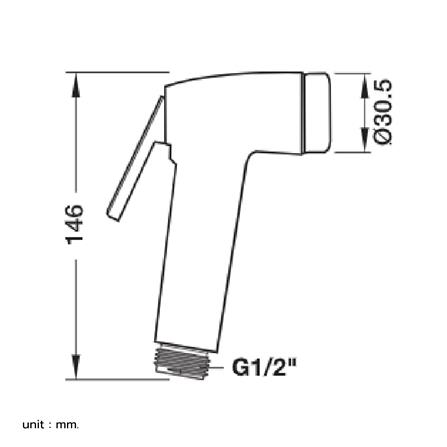 สายฉีดชำระครบชุด HAFELE 485.95.001_2