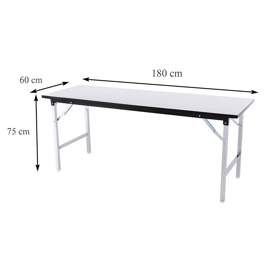 โต๊ะอเนกประสงค์เหลี่ยม CDD T60180 สีขาว
