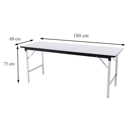 โต๊ะอเนกประสงค์เหลี่ยม CDD T60180 สีขาว_8