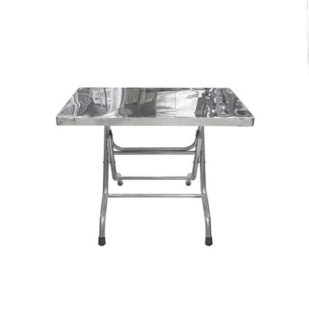 โต๊ะพับ QLINE ST-102/1 100x60 ซม. สีสเตนเลส_1