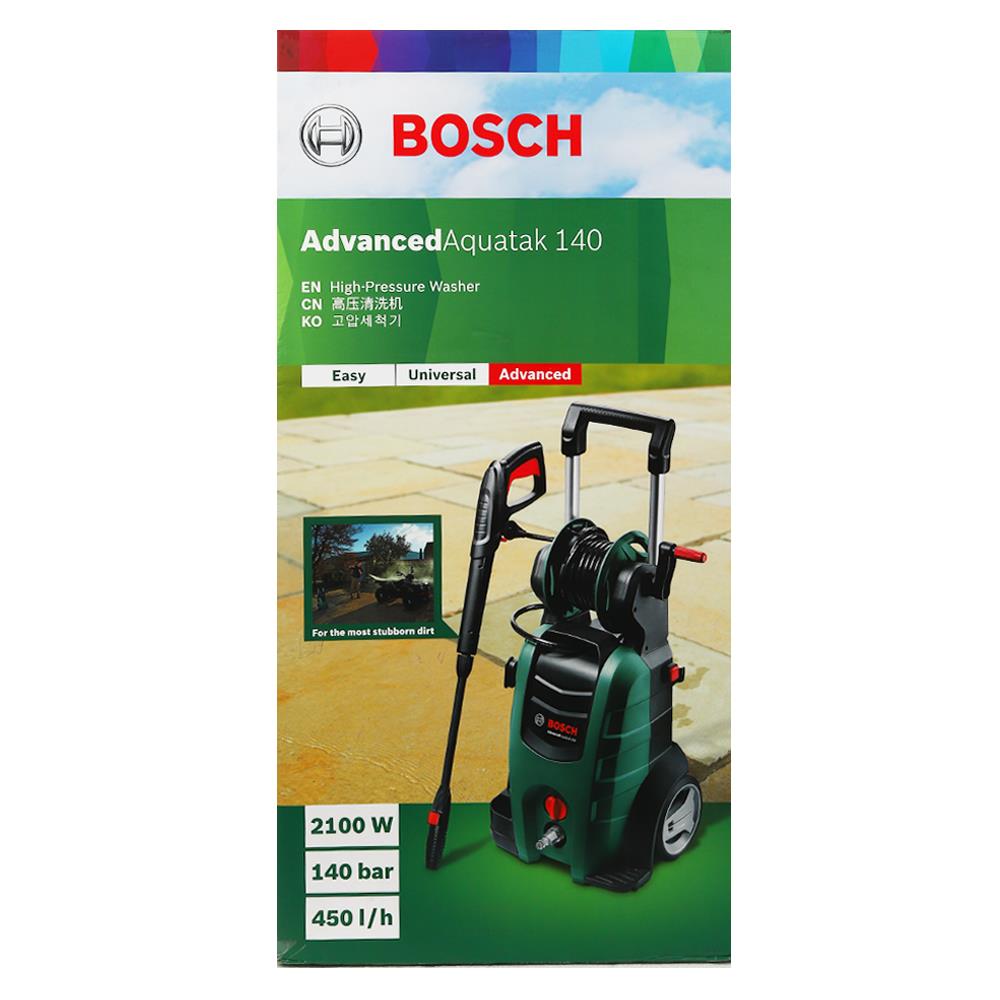 เครื่องฉีดน้ำ BOSCH ADVANCED AQUATAK (INDUCTION MOTOR) 140 บาร์ 2100 วัตต์
