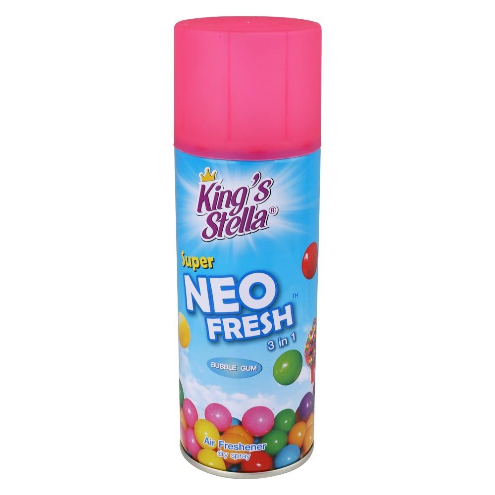 สเปรย์ปรับอากาศ KING STELLA 3 IN 1 300 มล. BUBBLE GUM