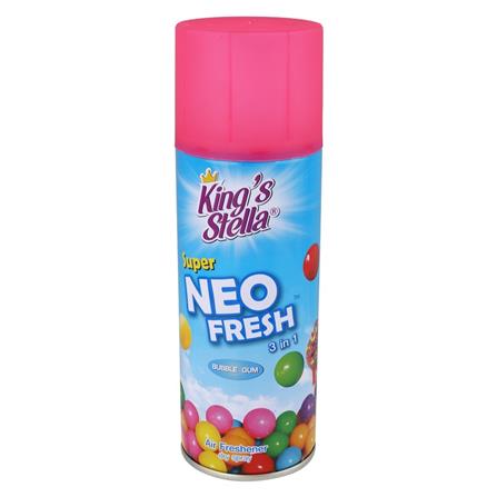 สเปรย์ปรับอากาศ KING STELLA 3 IN 1 300 มล. BUBBLE GUM