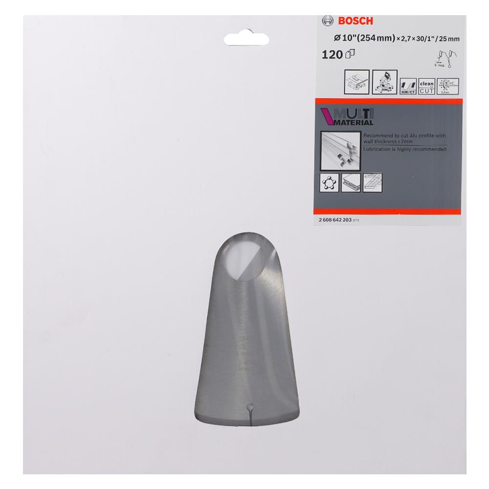 ใบเลื่อยวงเดือน BOSCH 10 นิ้ว 120 ซี่ฟันเลื่อย