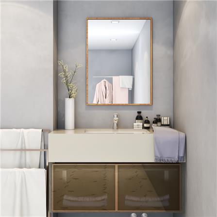 กระจกเงาตกแต่ง MOYA HL-LJ-207A 60x80 ซม._4