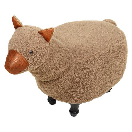 สตูลรูปสัตว์ FURDINI LAMA สีน้ำตาล_0