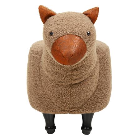 สตูลรูปสัตว์ FURDINI LAMA สีน้ำตาล_1