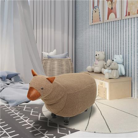 สตูลรูปสัตว์ FURDINI LAMA สีน้ำตาล_5