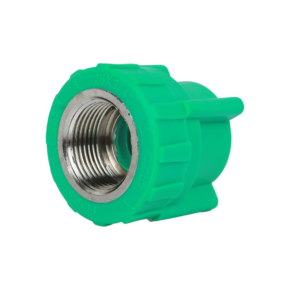 ข้อต่อตรงเกลียวใน PP-R&nbsp;GREAN PIPE&nbsp;D25 3/4 นิ้ว