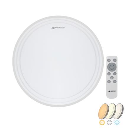 ไฟเพดาน LED NAGAS CLARA REMOTE 20 นิ้ว 42 วัตต์ DAYLIGHT/COOL WHITE/WARM WHITE สีขาว