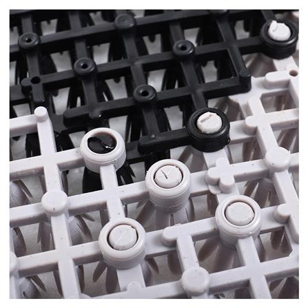 พรมเช็ดเท้าดักฝุ่น HOME LIVING STYLE GRATE 42X56 ซม. สีเทา_3