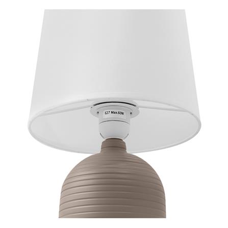 ไฟตั้งโต๊ะ CARINI CONTEMPORARY AT15291TP สีขาว/สีน้ำตาล_1