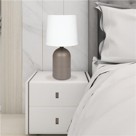 ไฟตั้งโต๊ะ CARINI CONTEMPORARY AT15291TP สีขาว/สีน้ำตาล_2