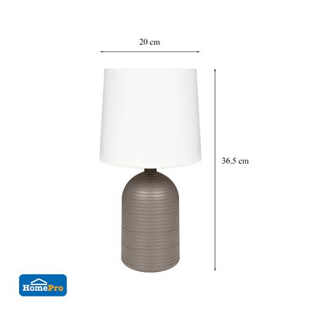 ไฟตั้งโต๊ะ CARINI CONTEMPORARY AT15291TP สีขาว/สีน้ำตาล_3