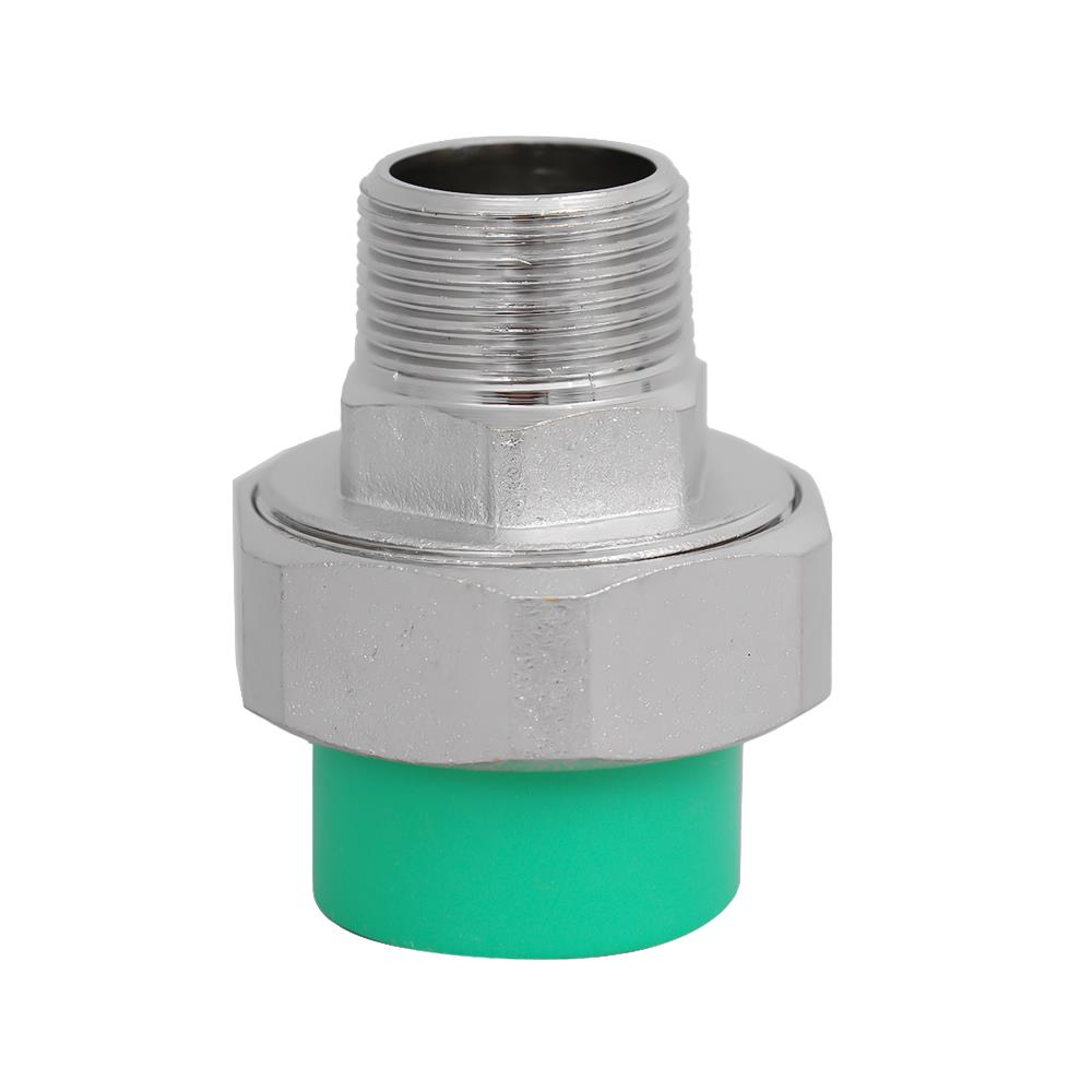 ยูเนี่ยน PP-R เกลียวนอก&nbsp;กรีนไปป์&nbsp;D25 3/4 นิ้ว