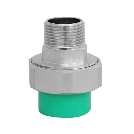 ยูเนี่ยน PP-R เกลียวนอก&nbsp;กรีนไปป์&nbsp;D25 3/4 นิ้ว