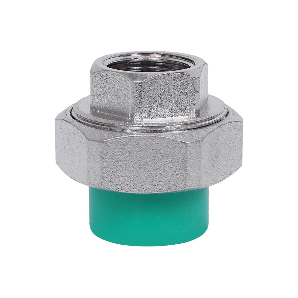 ยูเนี่ยน PP-R เกลียวใน กรีนไปป์&nbsp;D20 1/2 นิ้ว