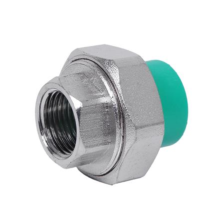 ยูเนี่ยน PP-R เกลียวใน กรีนไปป์&nbsp;D20 1/2 นิ้ว