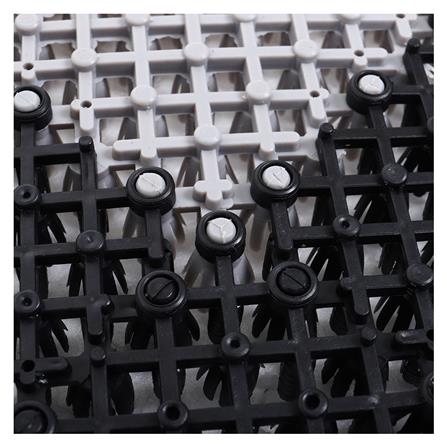 พรมเช็ดเท้าดักฝุ่น HOME LIVING STYLE GRATE 42X56 ซม. สีดำ_3