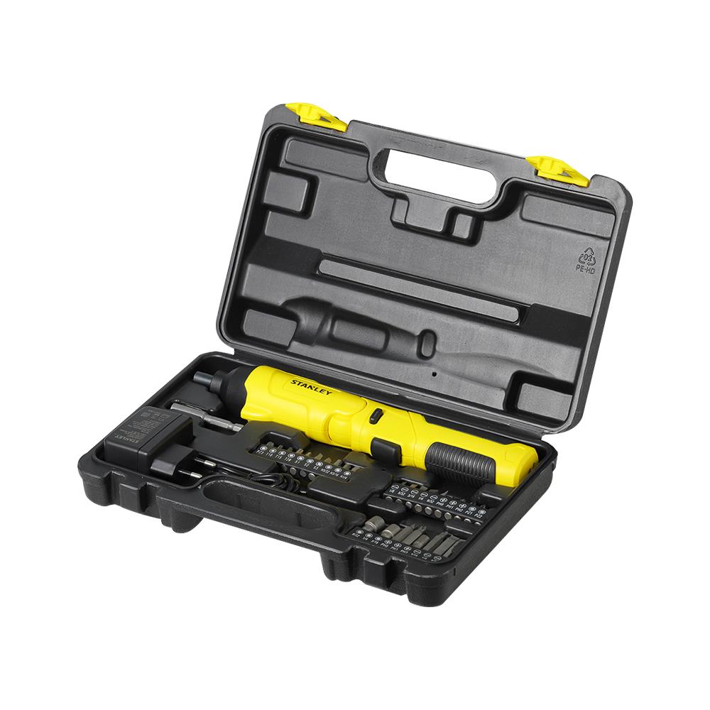 ชุดสว่านไขควงไร้สาย (แบตในตัว) STANLEY SCS4K-B1 4 โวลต์