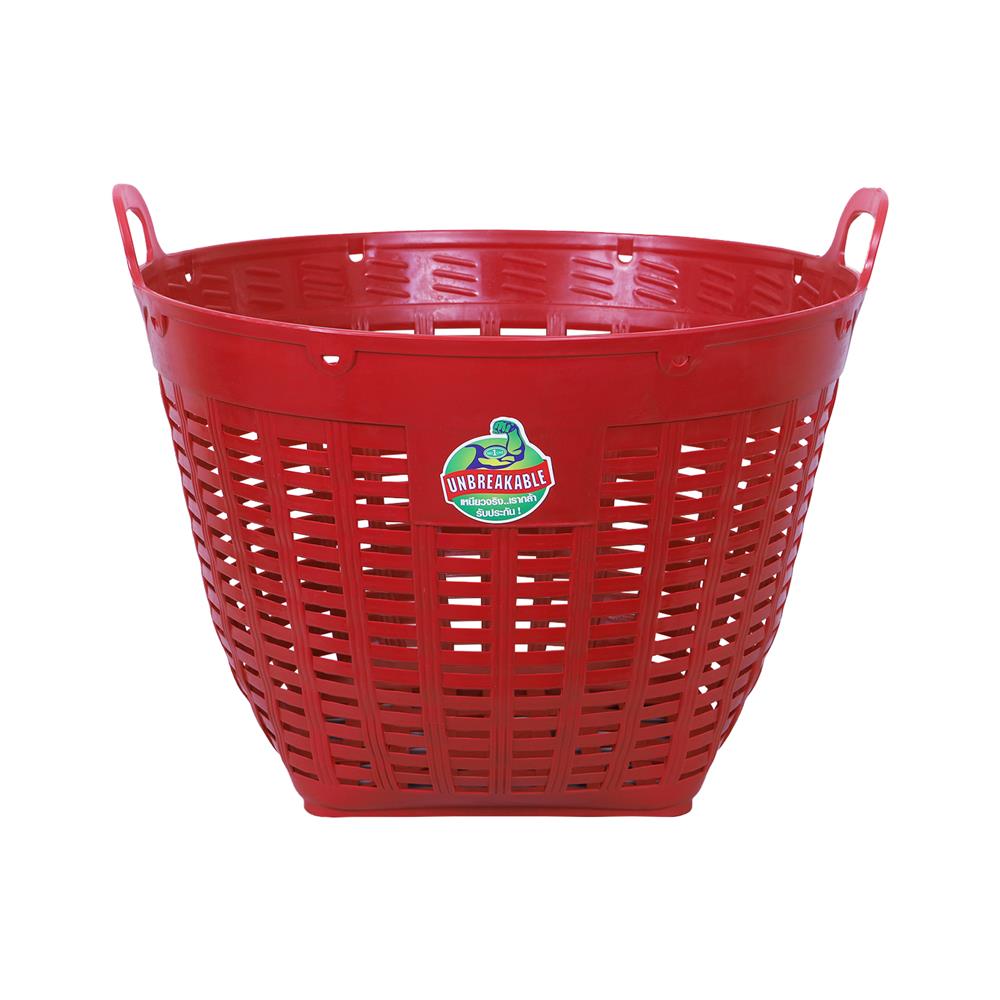 เข่งพลาสติก BIGONE COPO 702 เบอร์ 2 58X58X45 ซม. สีแดง