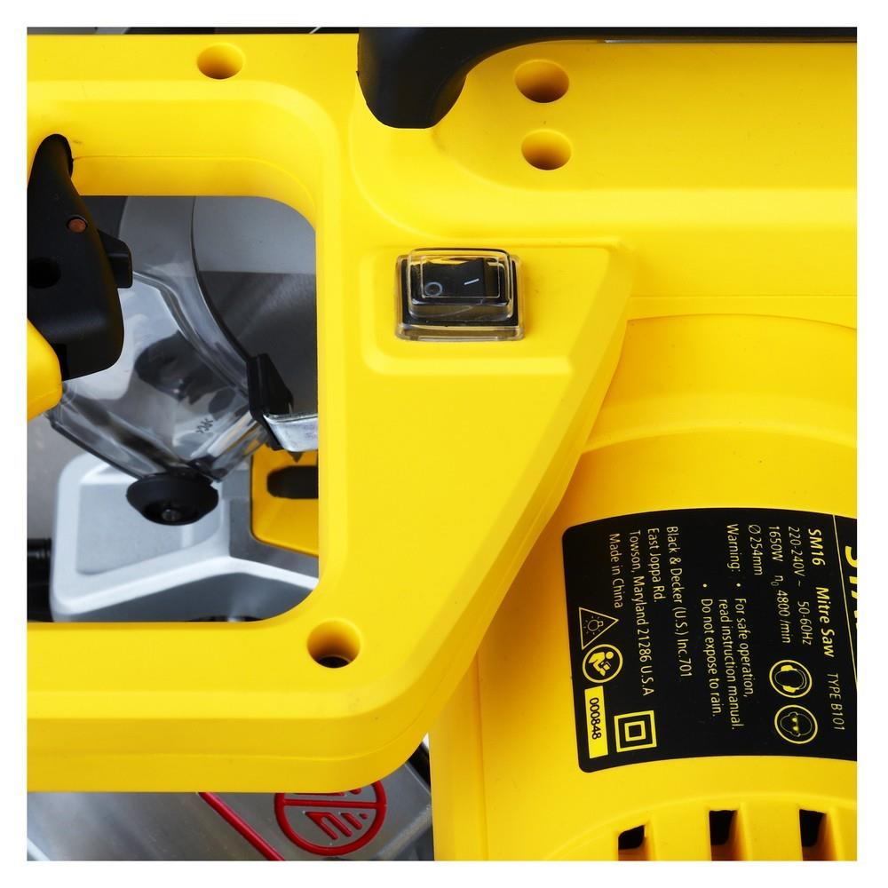 เครื่องเลื่อยองศา STANLEY SM16-B1 10 นิ้ว 1650 วัตต์