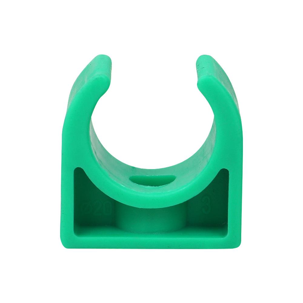 คลิปก้ามปูสั้น PP-R GREAN PIPE D20 1/2 นิ้ว สีเขียว