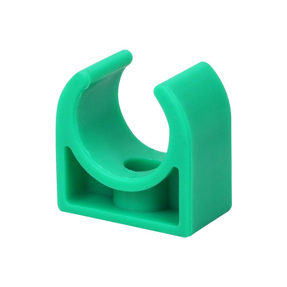 คลิปก้ามปูสั้น PP-R GREAN PIPE D20 1/2 นิ้ว สีเขียว