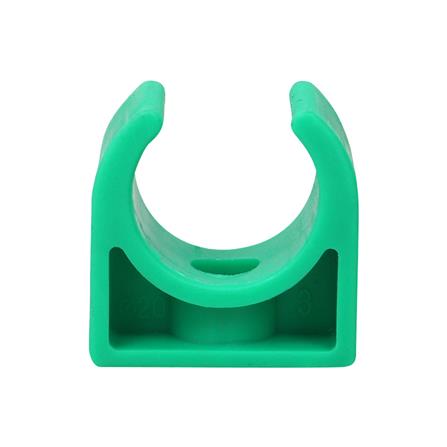 คลิปก้ามปูสั้น PP-R GREAN PIPE D20 1/2 นิ้ว สีเขียว