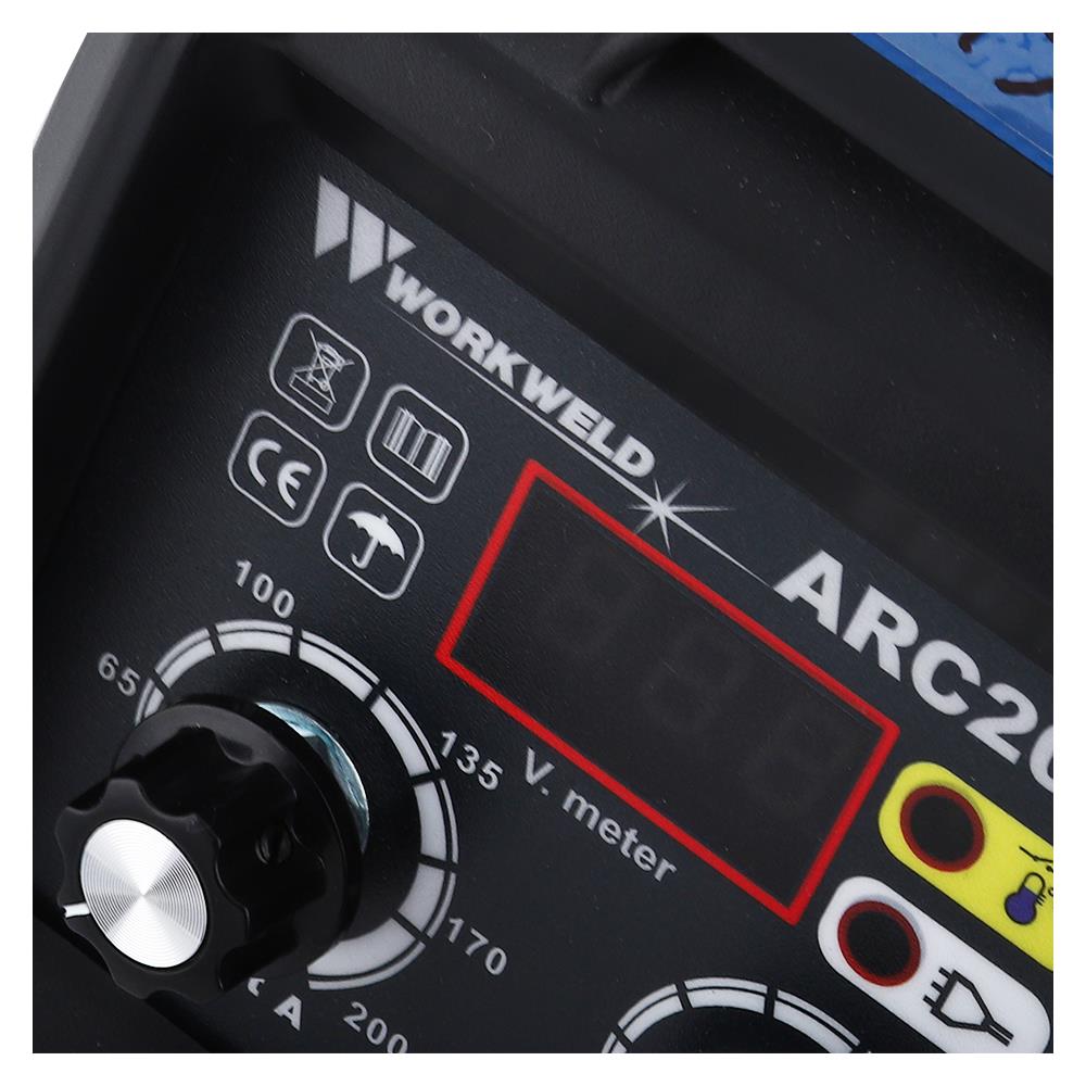 เครื่องเชื่อม INVERTER WORKWELD ARC200G 200 แอมป์