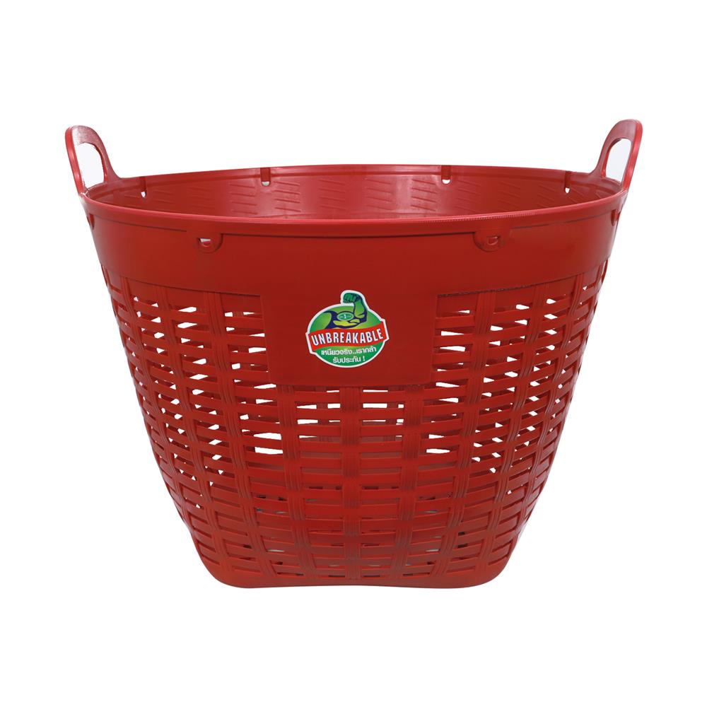 เข่งพลาสติก BIG ONE COPO 701 เบอร์ 1 66X66X53 ซม. สีแดง