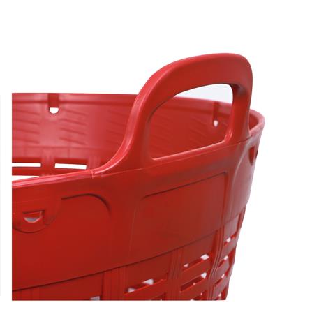 เข่งพลาสติก BIG ONE COPO 701 เบอร์ 1 66X66X53 ซม. สีแดง_2