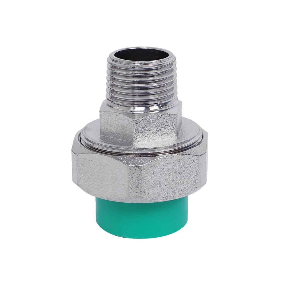 ยูเนี่ยน PP-R เกลียวนอก&nbsp;PP-R กรีนไปป์&nbsp;D20 1/2 นิ้ว