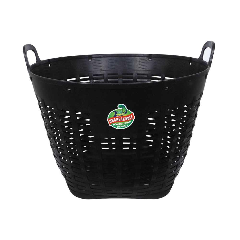 เข่งพลาสติก BIG ONE COPO 701 เบอร์ 1 66X66X53 ซม. สีดำ