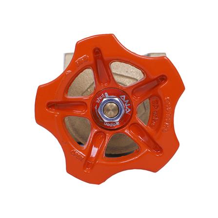 ประตูน้ำทองเหลือง ANA 1 1/2 นิ้ว สีส้ม_2