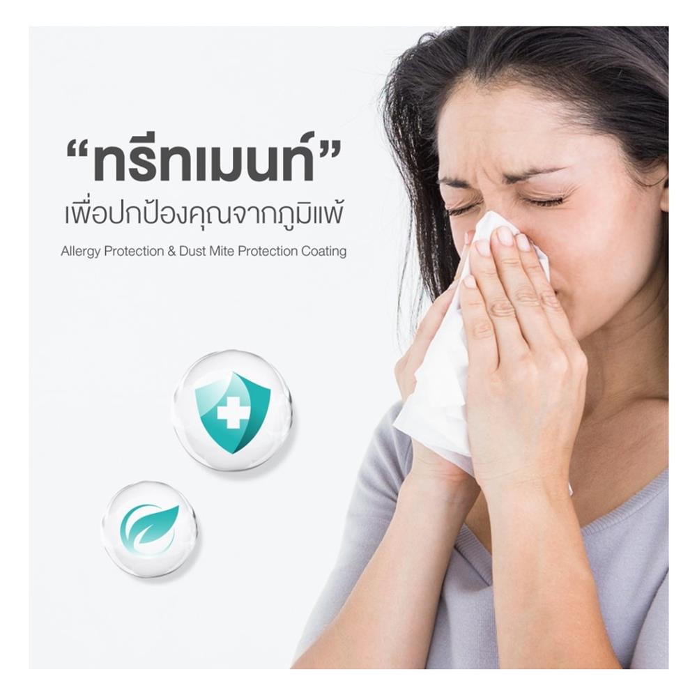 ที่นอน 6 ฟุต DUNLOPILLO TWILIGHT พร้อมหมอนหนุน 2 ชิ้น